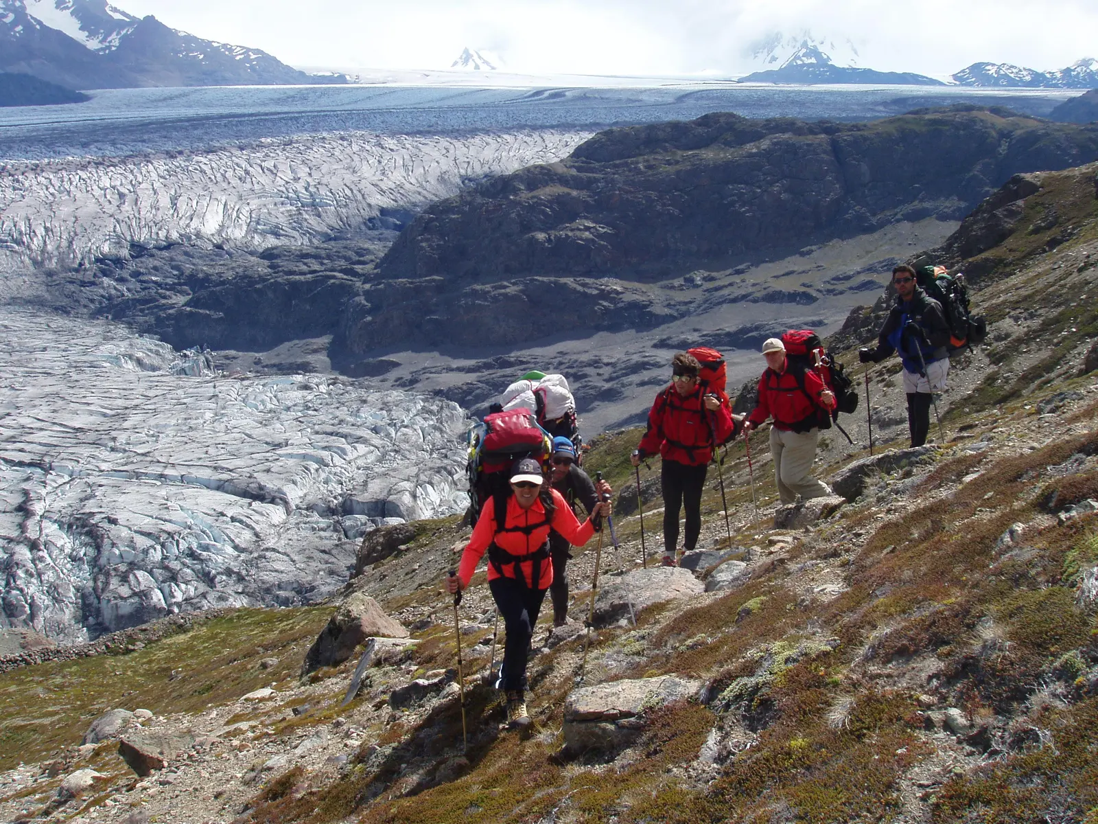 Skirting the Viedma Glacier