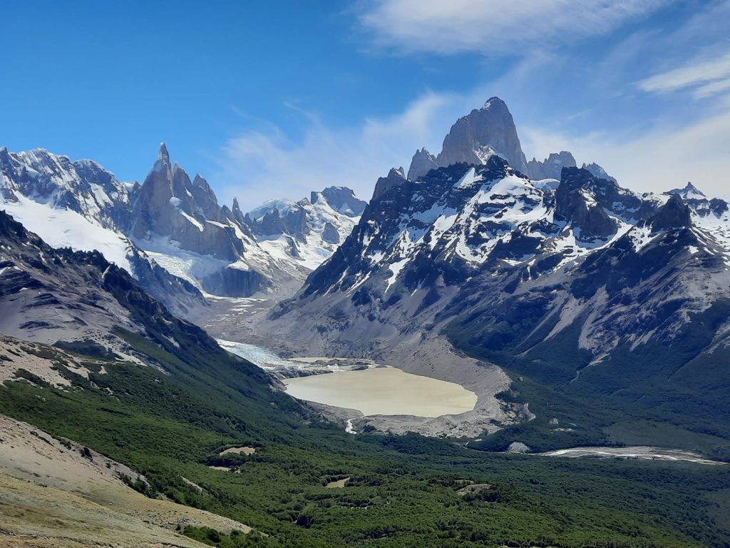 Loma del pliegue tumbado el chalten trekking